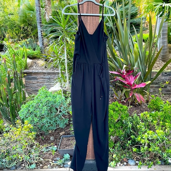 REVOLVE/GREYLIN black Kristin jumpsuit with adjustable spaghetti straps - Picture 2 of 10